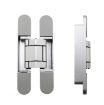 3D Adjustable Cross Hinge Folding Door Concealed Hinge, No. 3 Sand Silver - 1