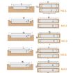 3D Adjustable Cross Hinge Folding Door Concealed Hinge, No. 3 Sand Silver - 6