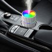 White USB Mini Car Air Purifier - Colorful Cup Humidifier - 8