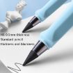 5 PCS Erasable HB Sketch Pen, No Ink/Sharpen, Break-Resistant (Purple) - 5