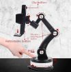 Big Suction Cup Car Phone Holder - X-0566 Black Green Console Mount - 6