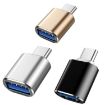 USB 3.0 Female to USB-C Male OTG Adapter - 10 Pack (Grey) - 2