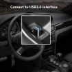 USB 3.0 Female to USB-C Male OTG Adapter - 10 Pack (Grey) - 7