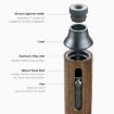 Anti-Smoke Ashtray Cover for Car - Walnut Finish - 4