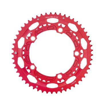 WEST BIKING YP0719274 53-39T Road Bike Crank Double Disc Red - 1