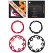 WEST BIKING YP0719274 53-39T Road Bike Crank Double Disc Red - 7