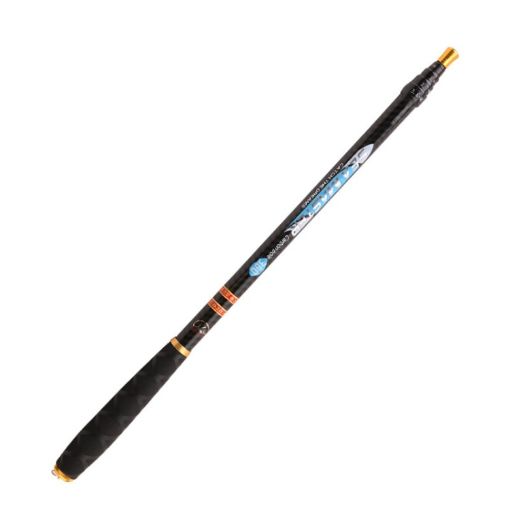 Carbon Fishing Rod, 3.6m Short Section, Positioning Handle, Black - 1