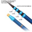 Carbon Fishing Rod, 3.6m Short Section, Positioning Handle, Black - 3