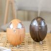 Y18 Mini USB Humidifier & Night Lamp - Light Wooden Grain Design - 2