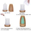STB-103 Wooden Grain Aroma Diffuser & Humidifier - Colorful Light - 6