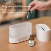 Flame Aroma Diffuser Night Light Humidifier - White | Home Fragrance - 6