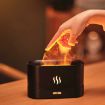 Flame Aroma Diffuser Night Light Humidifier - White | Home Fragrance - 7
