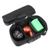 FIREDOG CL109 Black Deodorant Tobacco Cigarette Locking Pipe Pack - 7