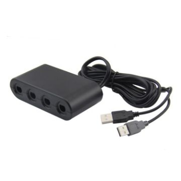 GC Handle to Wii U/PC/Switch Converter Adapter - Black - 1