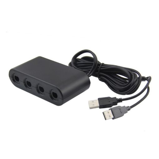 GC Handle to Wii U/PC/Switch Converter Adapter - Black - 1