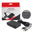 GC Handle to Wii U/PC/Switch Converter Adapter - Black - 2
