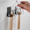 304 Stainless Steel Toothbrush Rack - 1069 Black Color - 6