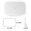 LED Light Car Sun Visor Makeup Mirror - White | Compact & Stylish - 3