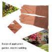 JJ-GD102 Floral Garden Cut-Resistant Leather Gloves, Size M - 1 Pair - 6