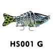 PROBEROS HS001 10cm 15.5g Road Sub-Fish Hard Bait 2 PCS (G) - 2