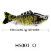 PROBEROS HS001 10cm 15.5g Hard Plastic Sub-Fish Bait 2 PCS - 2