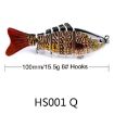 PROBEROS HS001 10cm 15.5g Hard Plastic Sub-Fish Bait 2 PCS - 2