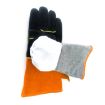 Cut-Proof Leather Welding Gloves JJ-S2011, Free Size, Yellow Black - 3