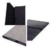 Leather Tablet Case for Microsoft Surface Pro X, 13" Rose Red + Power Bag - 6