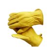 JJ-5002 Genuine Leather Safety Gloves, Outdoor Riding/Gardening, Size M - 2