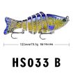 PROBEROS HS033 Knotty Lure 10cm 15.61g Plastic Hard Fish Bait (B) - 2