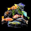 PROBEROS HS033 Knotty Lure 10cm 15.61g Plastic Hard Fish Bait (C) - 7