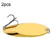 PROBEROS DW342 Lure VIB Metal Sequins Gold 2 PCS 3g - 1