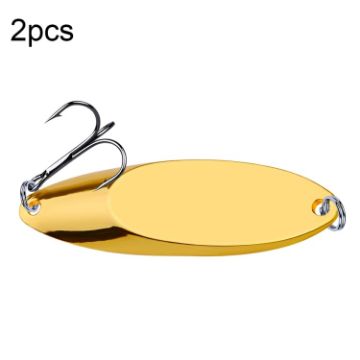 PROBEROS DW342 Lure VIB Metal Sequins Gold 2 PCS 3g - 1
