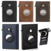 Men's Anti-Theft Cowhide Wallet with Airtag Holder - Blue Card Holder - 2
