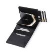 Men's Anti-Theft Cowhide Wallet with Airtag Holder - Blue Card Holder - 6