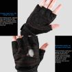 ST-2120 Anti-Slip Gym Gloves, Size L, Black - Exercise Equipment - 5