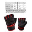 ST-2120 XL Red Anti-Slip Gym Exercise Gloves - Fitness Equipment - 7