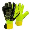 Ailsports ST5511 Goalkeeper Gloves, Size 6, Fluorescent Green Latex - 1