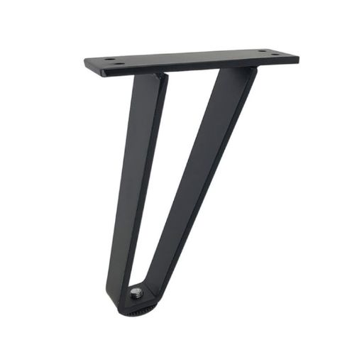 Matte Black 15cm Sofa TV Cabinet Support Legs LH-GB0001 Load-Bearing - 1