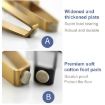Thickened Load-Bearing Sofa TV Cabinet Legs, 15cm, Brushed Copper - 5