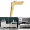 Metal Furniture Support Legs 12cm Titanium LH-FJ0039 - 1