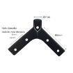 Metal Furniture Support Legs 12cm Titanium LH-FJ0039 - 3