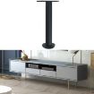 Adjustable Stainless Steel Furniture Legs 10cm Matte Black LH-TJ003 - 1