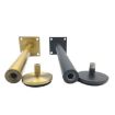 Adjustable Stainless Steel Furniture Legs 40cm - Matte Black LH-TJ003 - 5