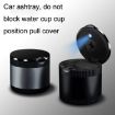 Black Car Ashtray with LED Ambient Light - Stylish & Functional Design - 5