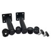 Adjustable Metal Furniture Support Legs, 10.5cm Height, Matte Black - 5