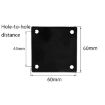 Adjustable Metal Furniture Support Legs, 11cm Height, Matte Black - 3