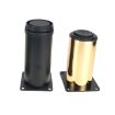 Thickened Stainless Steel Furniture Support Legs 5cm Matte Black - 2
