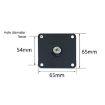 Thickened Stainless Steel Furniture Support Legs 5cm Matte Black - 3