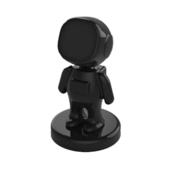 Astronaut Car Phone Bracket - Magnetic Adhesive Paste, Black - 1